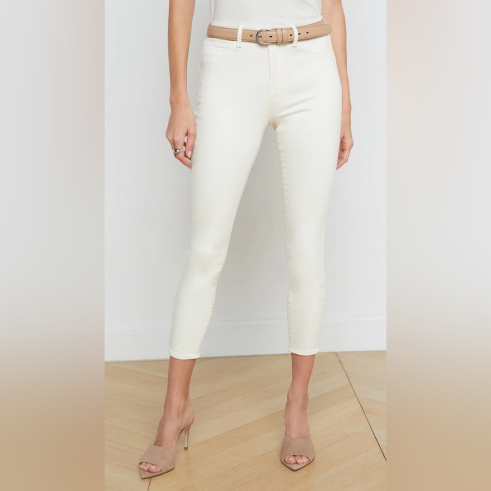NWT L’Agence Margot High Rise Skinny in Blanc Women’s Size 29